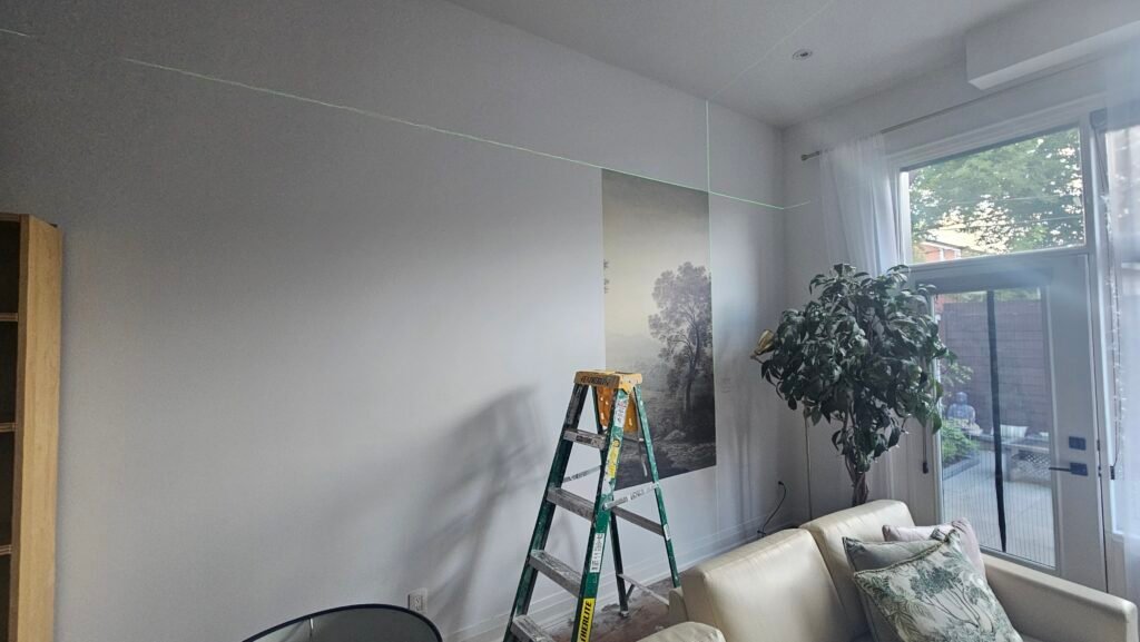 wallpaper instalation by soca services in toronto