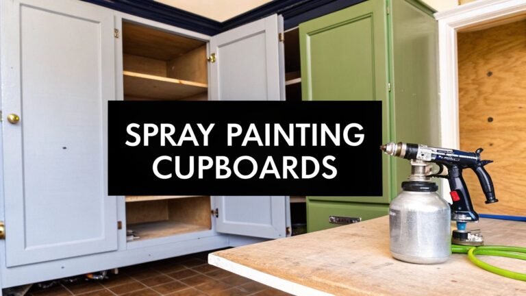 Spray Painting Cupboards Kitchen: A Step-by-Step DIY Guide