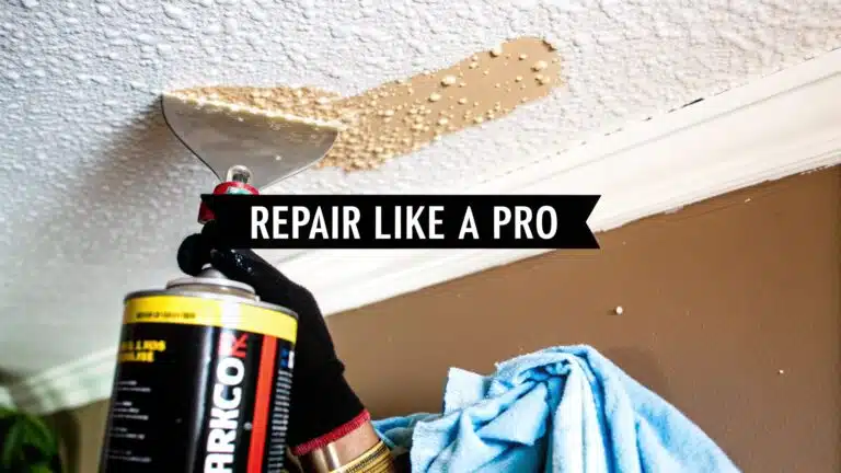 How to Repair Popcorn Ceiling: A Step-by-Step Guide