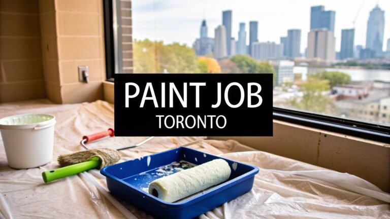 Expert Paint Job Toronto: A Guide to the Best Results in the GTA