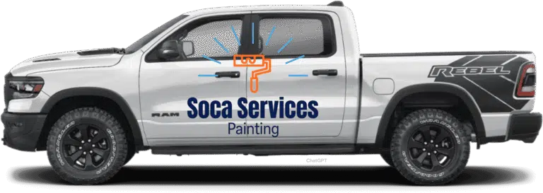 painters near me soca services painting truck