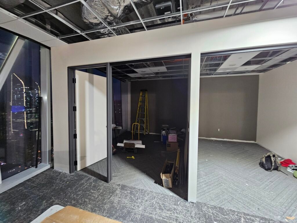 commercial painting in cibc tower in toronto