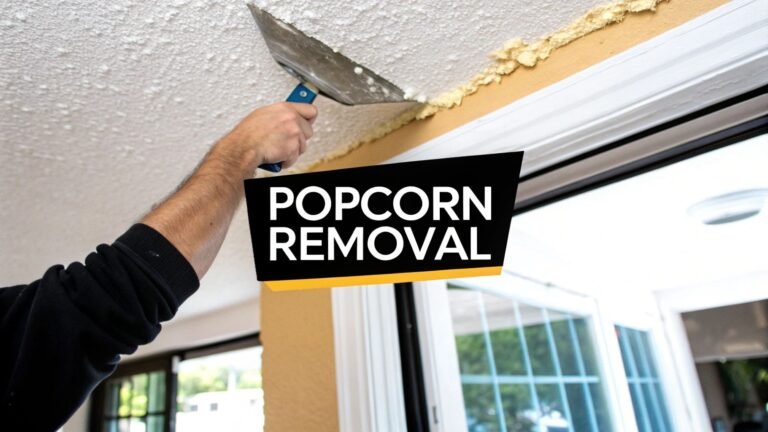 The Best Cost to Remove Popcorn Ceiling in Toronto | GTA Guide