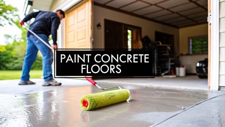 How to Paint Concrete Floors: The Best Guide for Toronto & GTA Homeowners