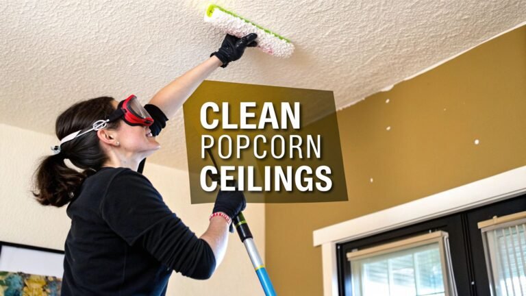How to Clean Ceilings with Popcorn in the GTA: The Best Guide