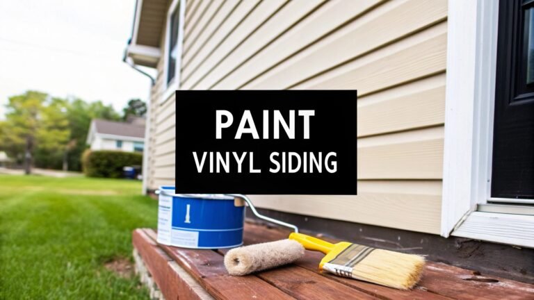 How to Paint Vinyl Siding: A Professional Guide for the GTA