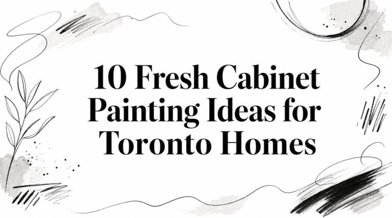 10 Fresh Cabinet Painting Ideas for Toronto Homes