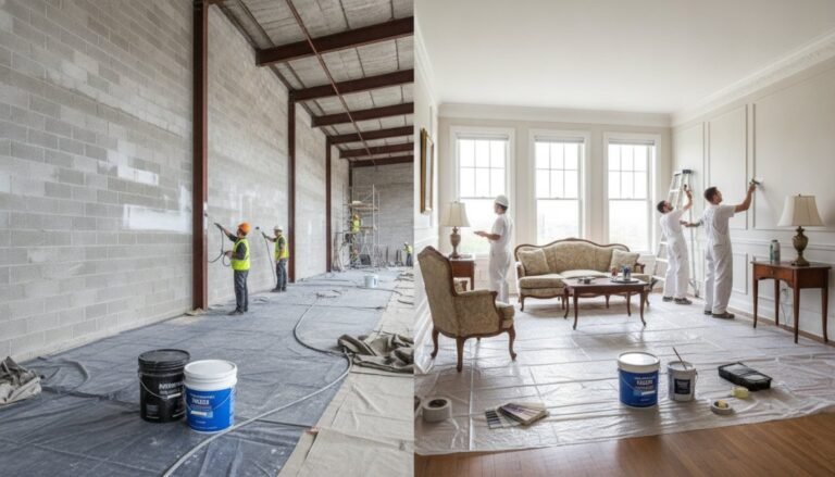 Commercial vs Residential Painting: Key Requirements & Differences