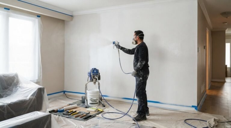 Spray Painting Home Interiors: Benefits & Professional Results