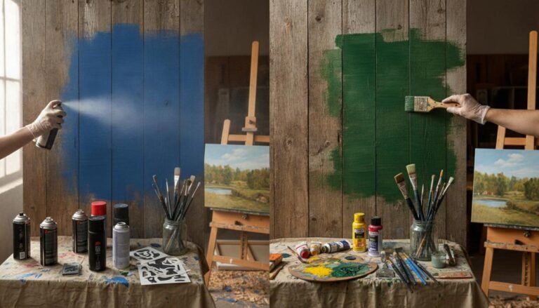 Spray Painting vs. Brush Painting: Key Differences