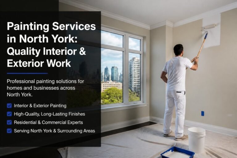 Painting Services in North York: Quality Interior & Exterior Work