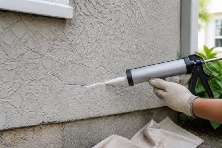 How to Seal Exterior Cracks Before Painting